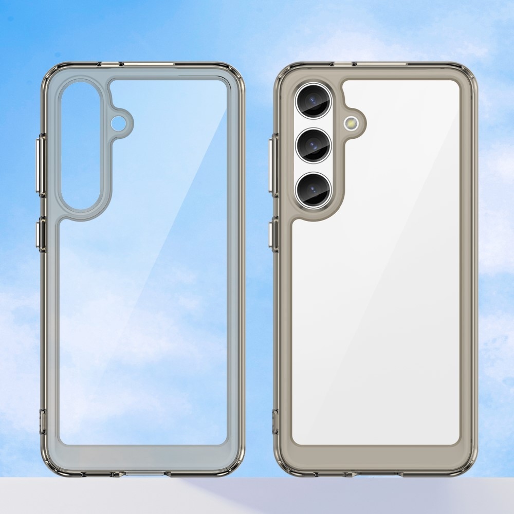 Gelový obal s pevnými zády na Samsung Galaxy S24+/S25+ - šedý