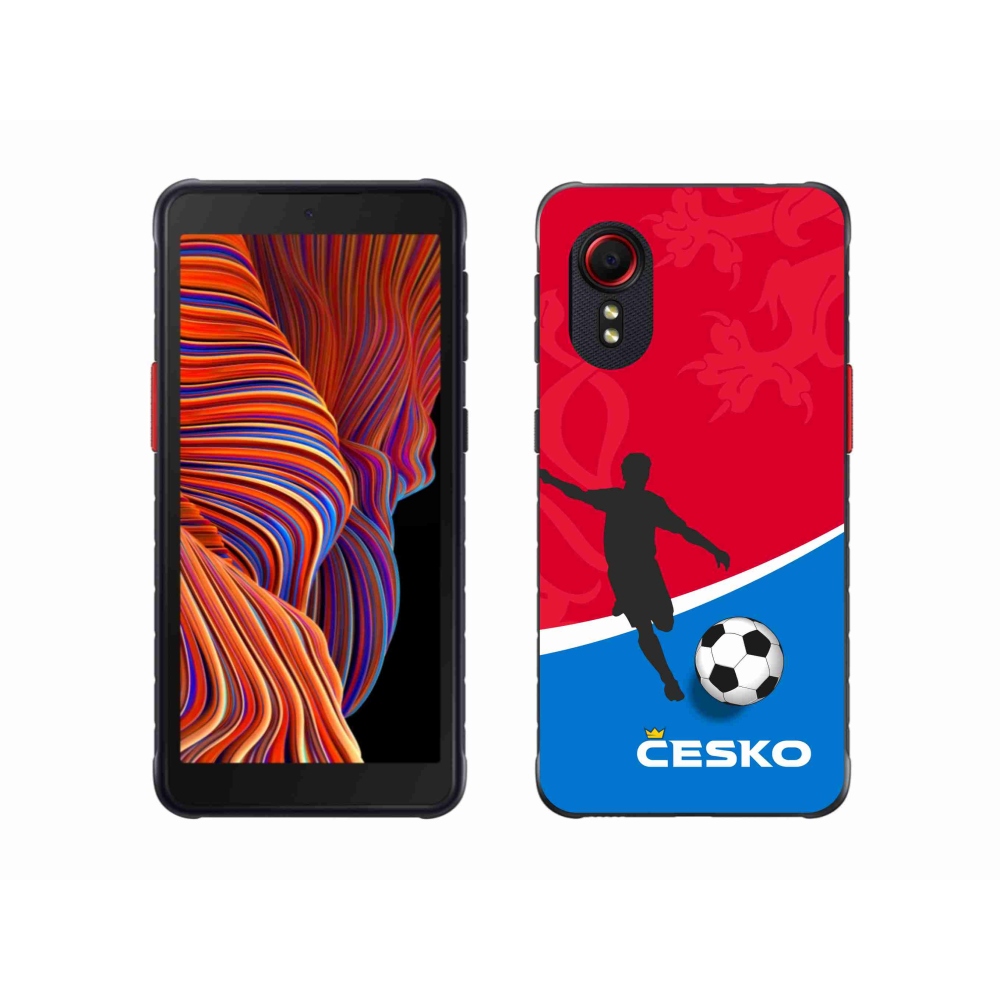 Gelový kryt mmCase na Samsung Galaxy Xcover 5 - fotbal Česko