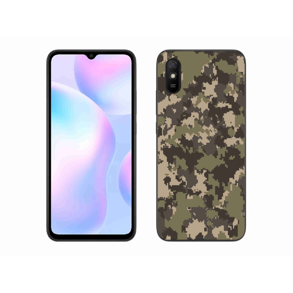 Gelový kryt mmCase na Xiaomi Redmi 9A - maskáčový vzor 12