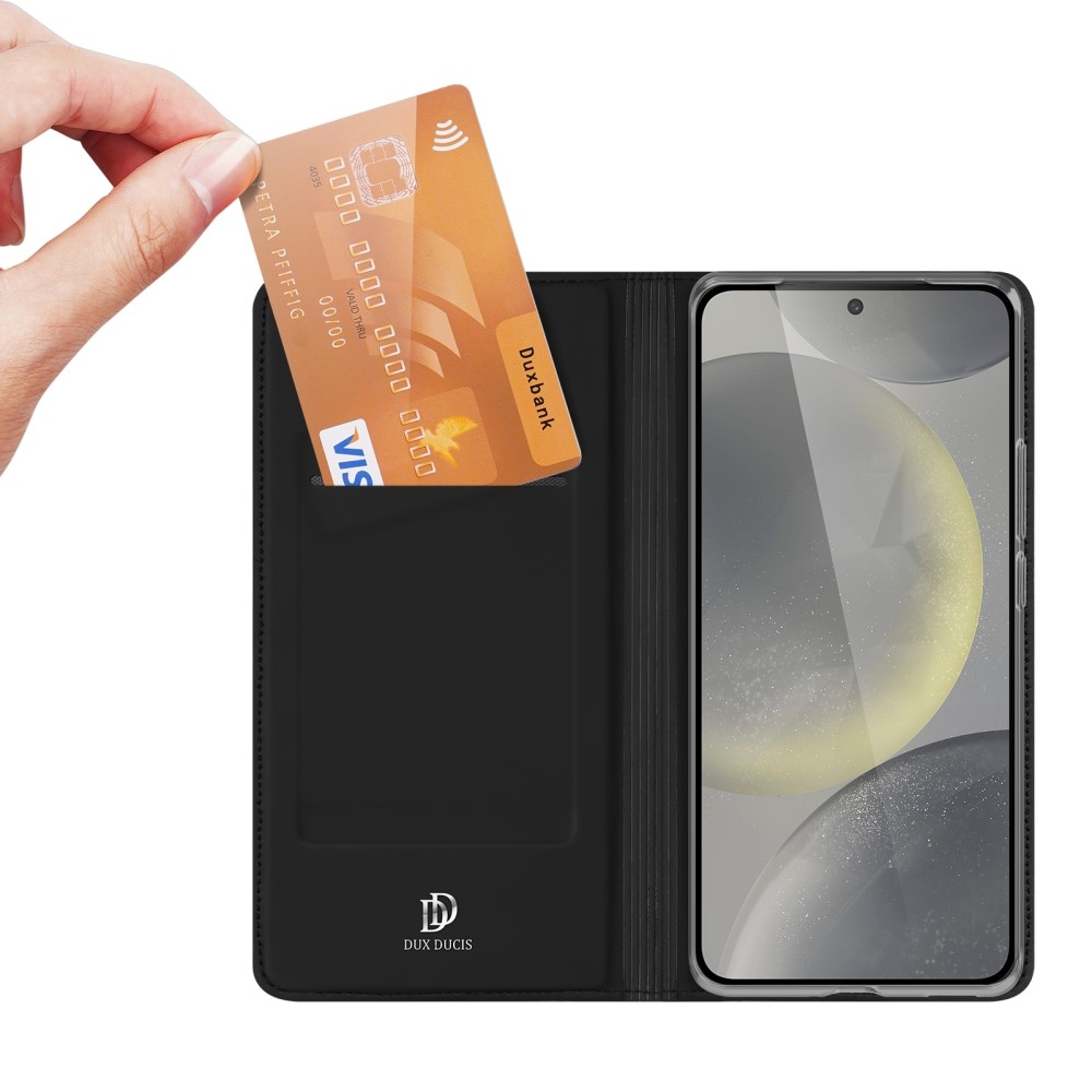 DUX knížkové pouzdro na Samsung Galaxy S24 FE - černé