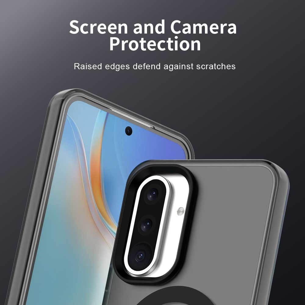 Candy gelový obal MagSafe pro Samsung Galaxy A36 5G/A56 5G - černý