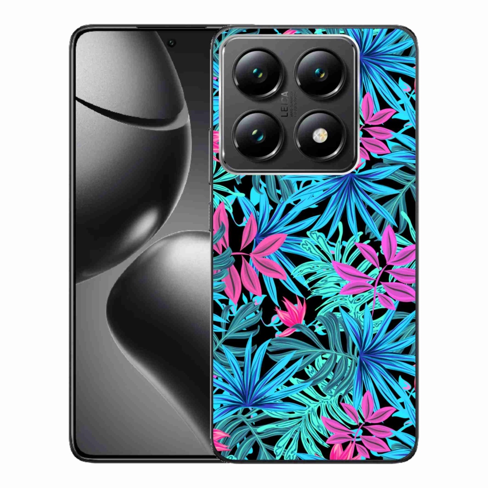 Gelový kryt mmCase na Xiaomi 14T Pro - květiny 3
