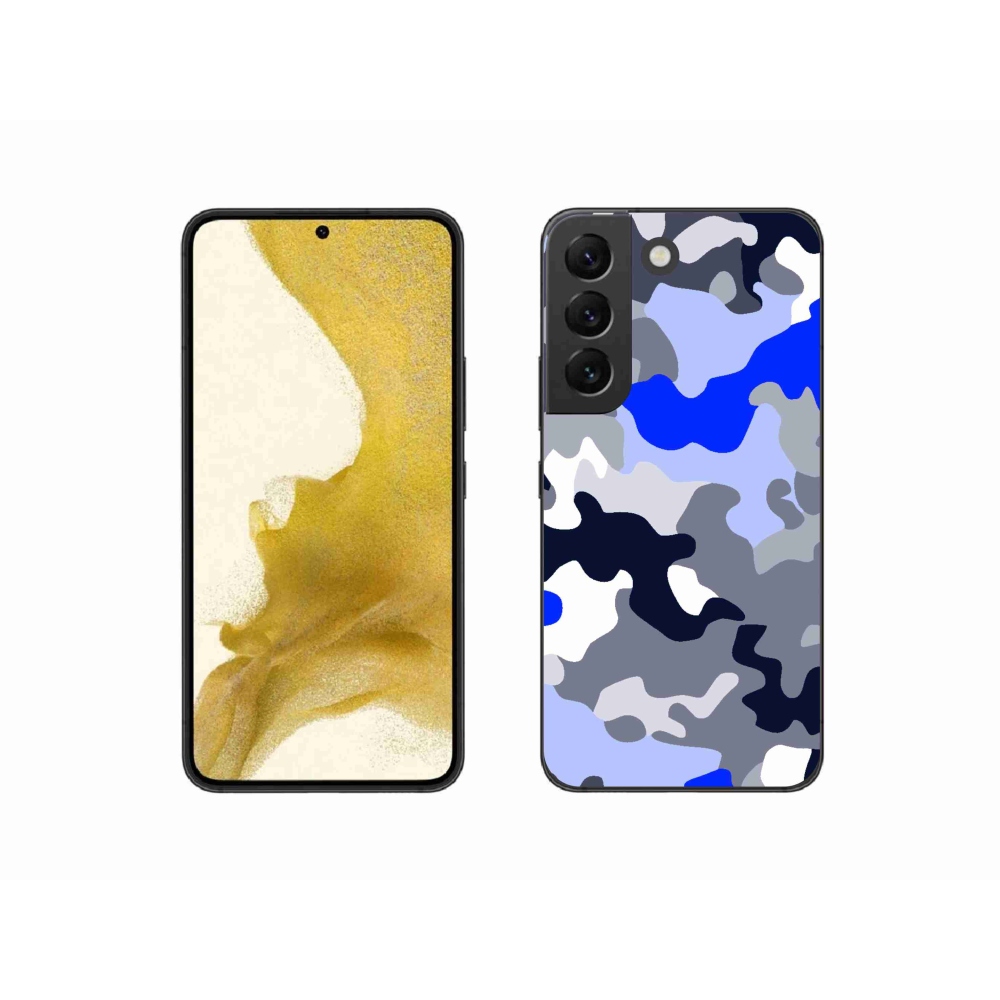 Gelový kryt mmCase na Samsung Galaxy S22 5G - maskáčový vzor 8