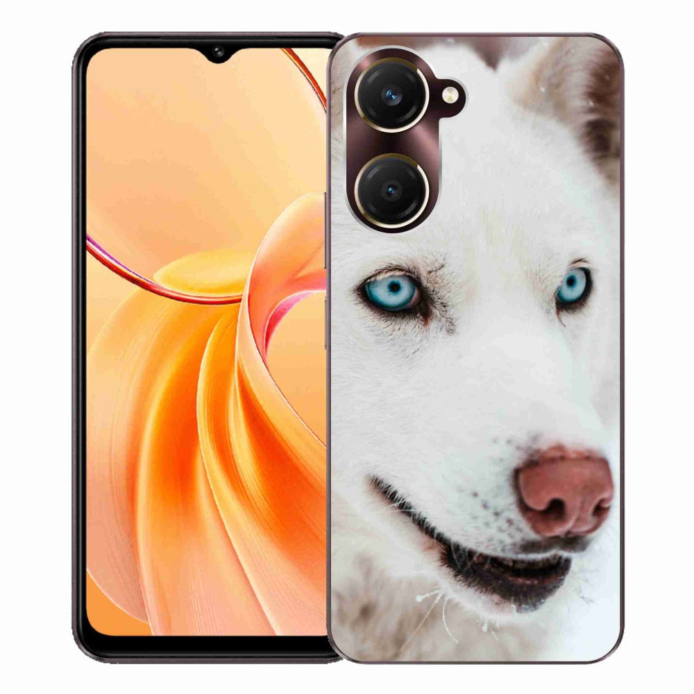 Gelový kryt mmCase na Vivo Y28s 5G - psí pohled