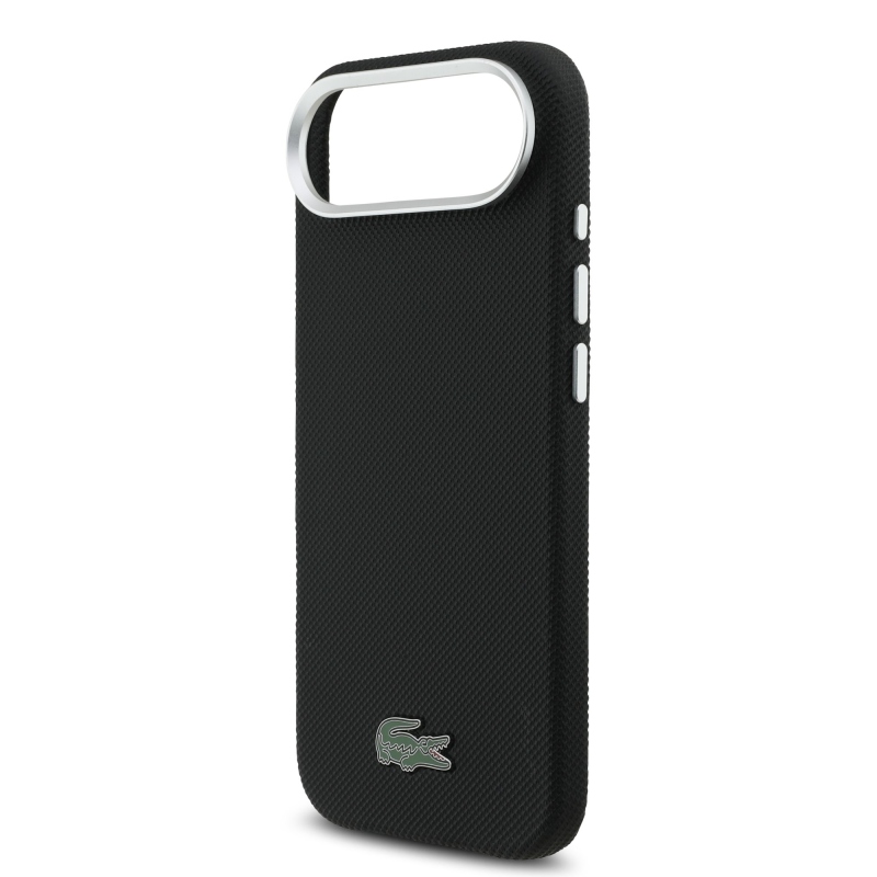 Lacoste Iconic Petit Pique Metal Logo MagSafe Zadní Kryt pro iPhone Air Black