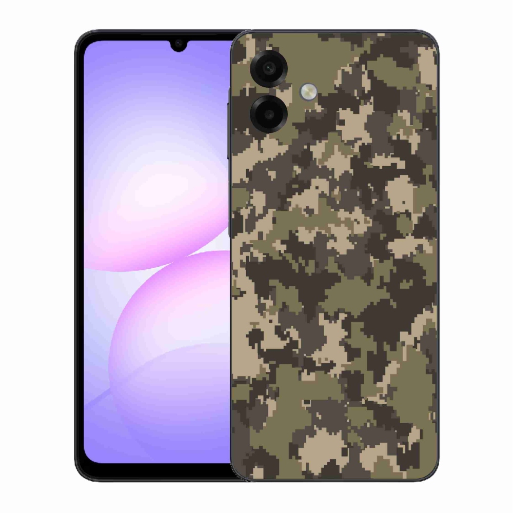 Gelový kryt mmCase na Samsung Galaxy A07 4G - maskáčový vzor 12