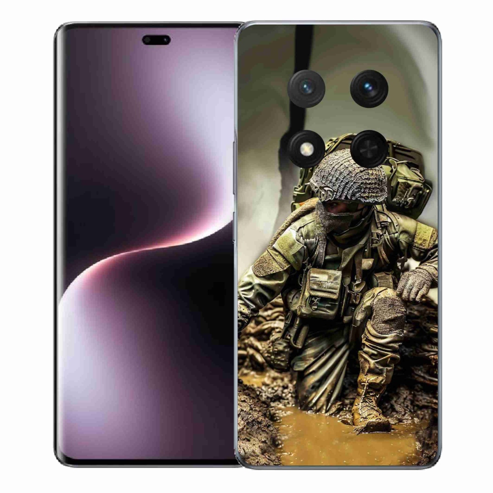 Gelový kryt mmCase na Honor Magic 7 Lite 5G - voják