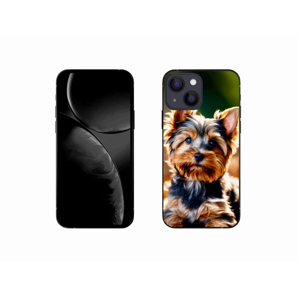Gelový kryt mmCase na iPhone 13 mini - jorkšír 10