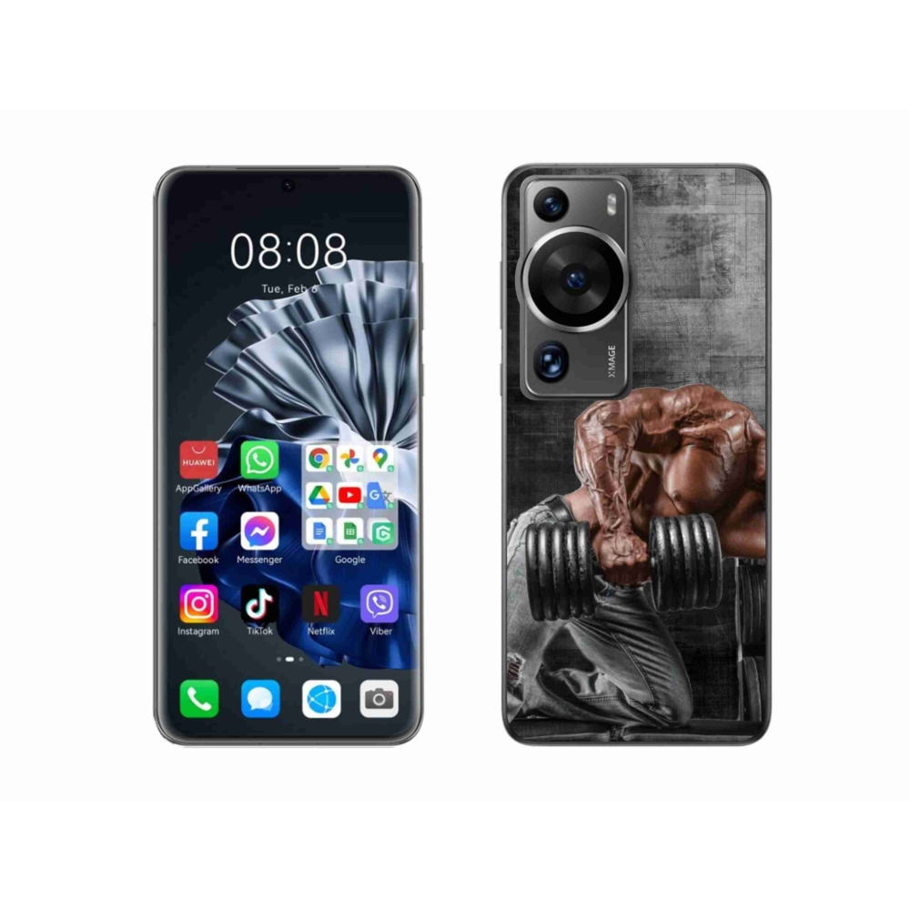 Gelový kryt mmCase na Huawei P60 Pro - posilování 1