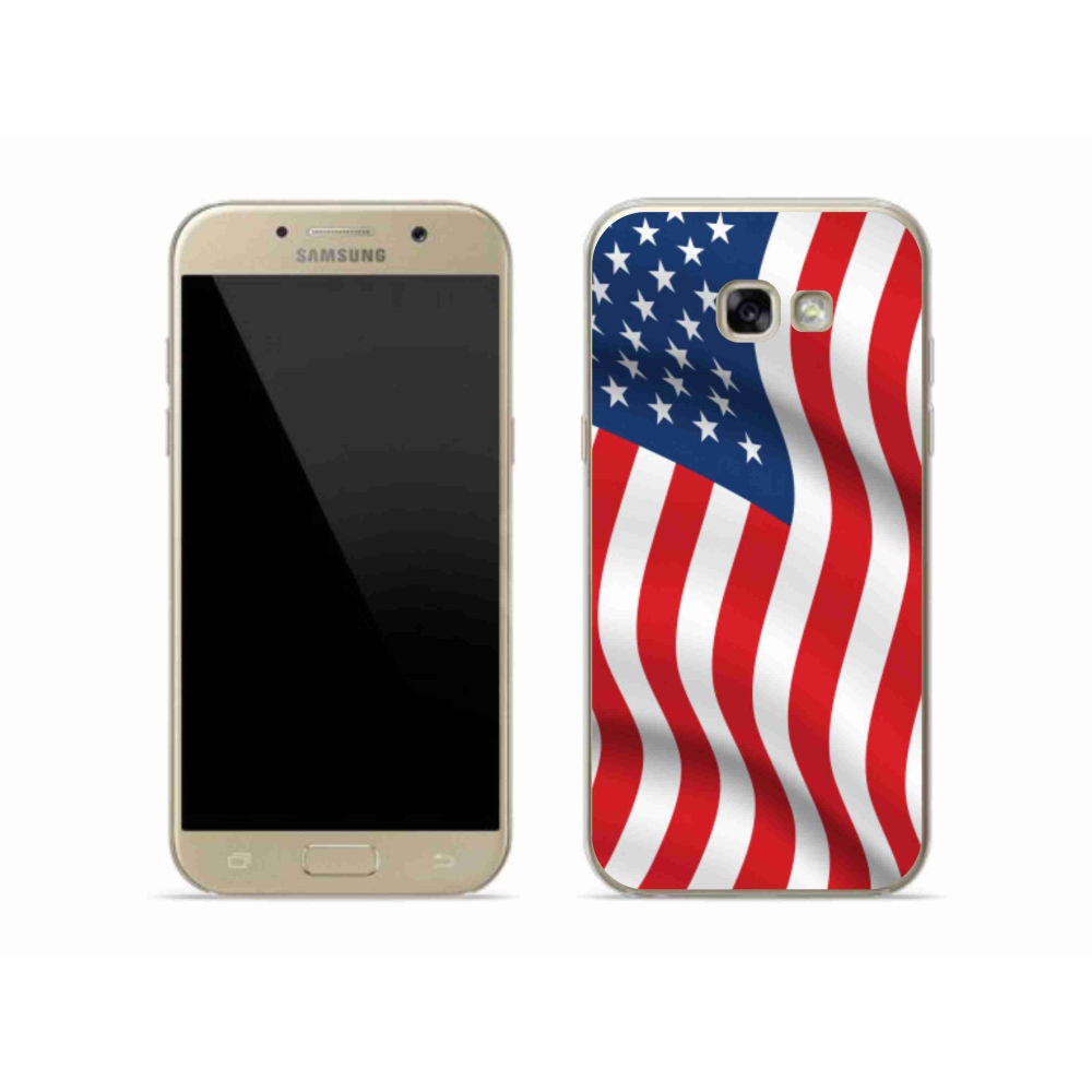 Gelový kryt mmCase na mobil Samsung Galaxy A5 (2017) - USA vlajka