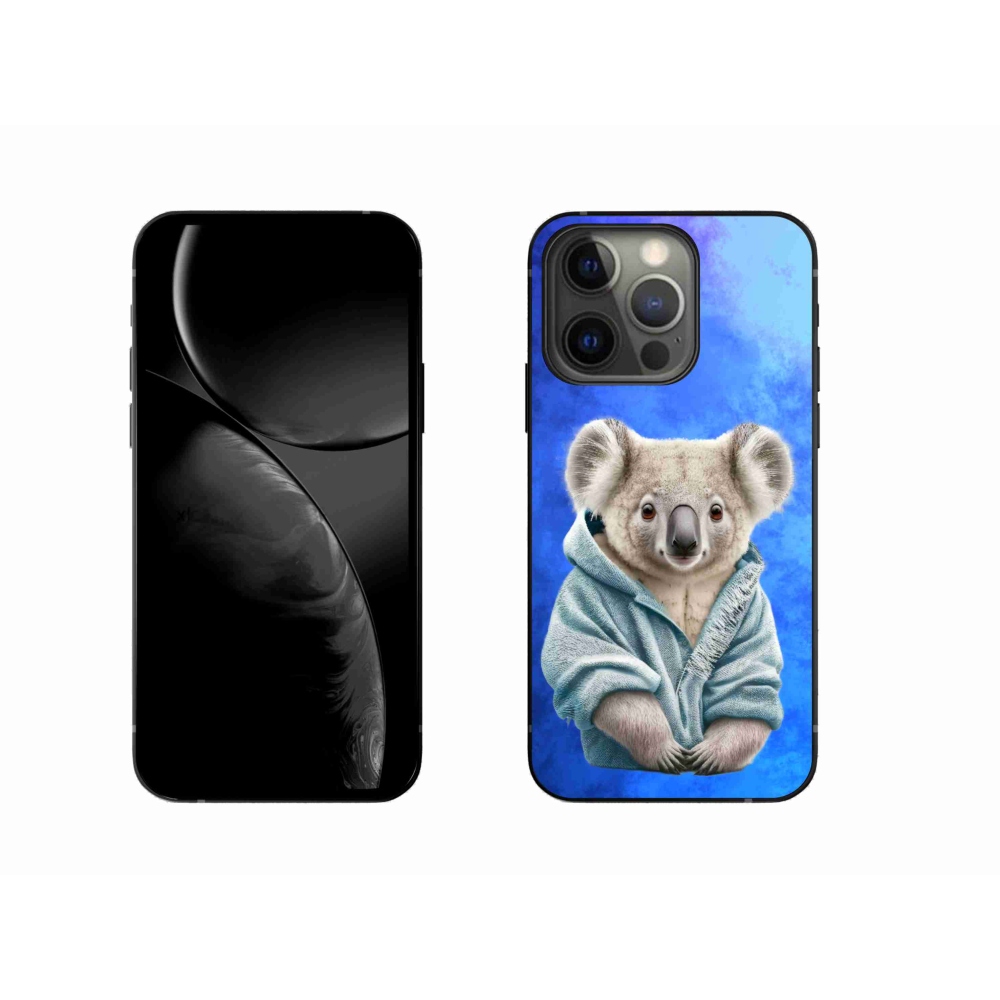 Gelový kryt mmCase na iPhone 13 Pro - koala ve svetru