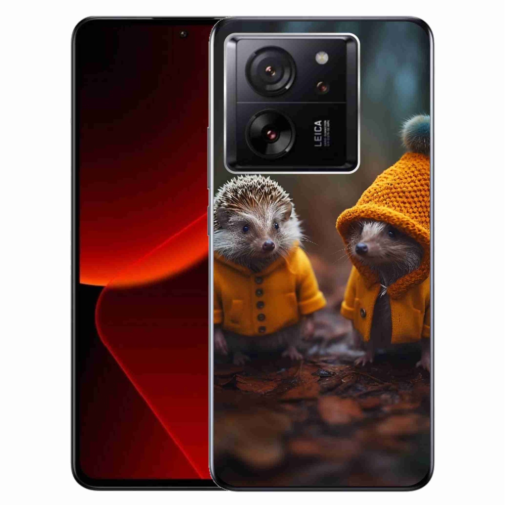 Gelový kryt mmCase na Xiaomi 13T/13T Pro - ježci