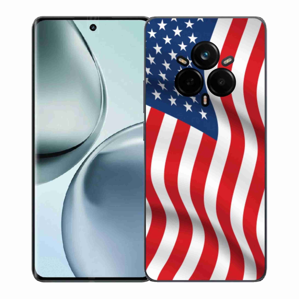Gelový kryt mmCase na Realme 14 Pro 5G - USA vlajka