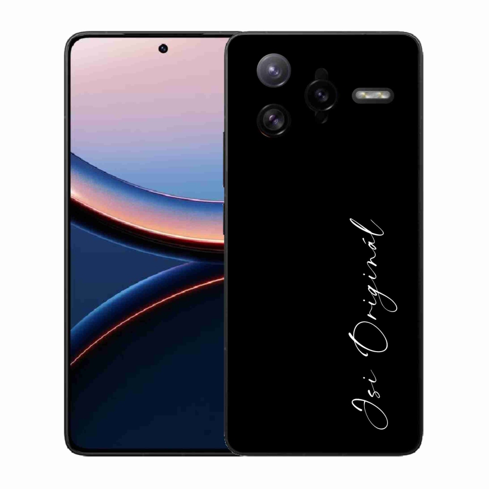 Gelový kryt mmCase na Xiaomi Poco F7 Ultra - jsi originál černé pozadí