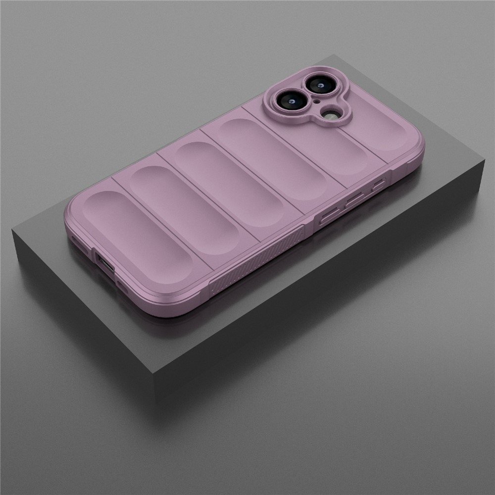 Rugg odolný gelový obal na iPhone 17 - světlefialový