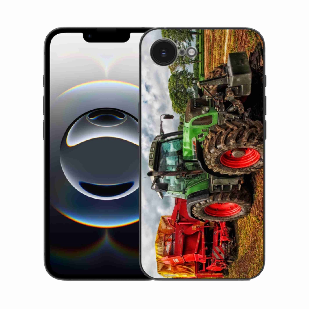 Gelový kryt mmCase na iPhone 16e - traktor 4