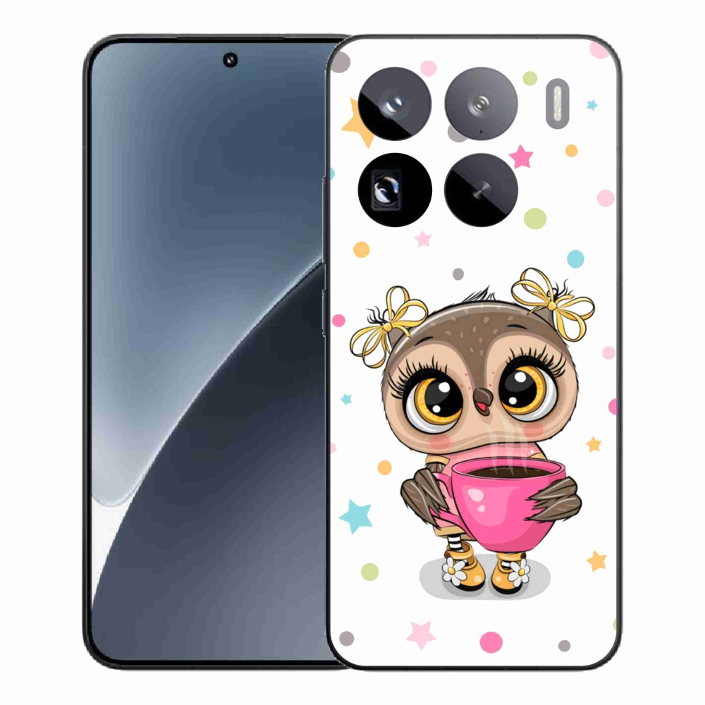 Gelový kryt mmCase na Xiaomi 15 Pro - kreslená sovička