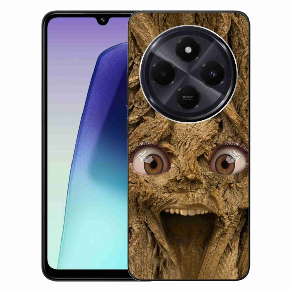Gelový kryt mmCase na Xiaomi Redmi 14C/Poco C75 - veselý strom s očima