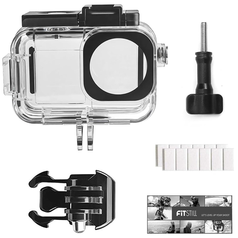 Vodotěsné pouzdro pro DJI Osmo Action 5 Pro, Action 4 a Action 3 s dvojitým držákem
