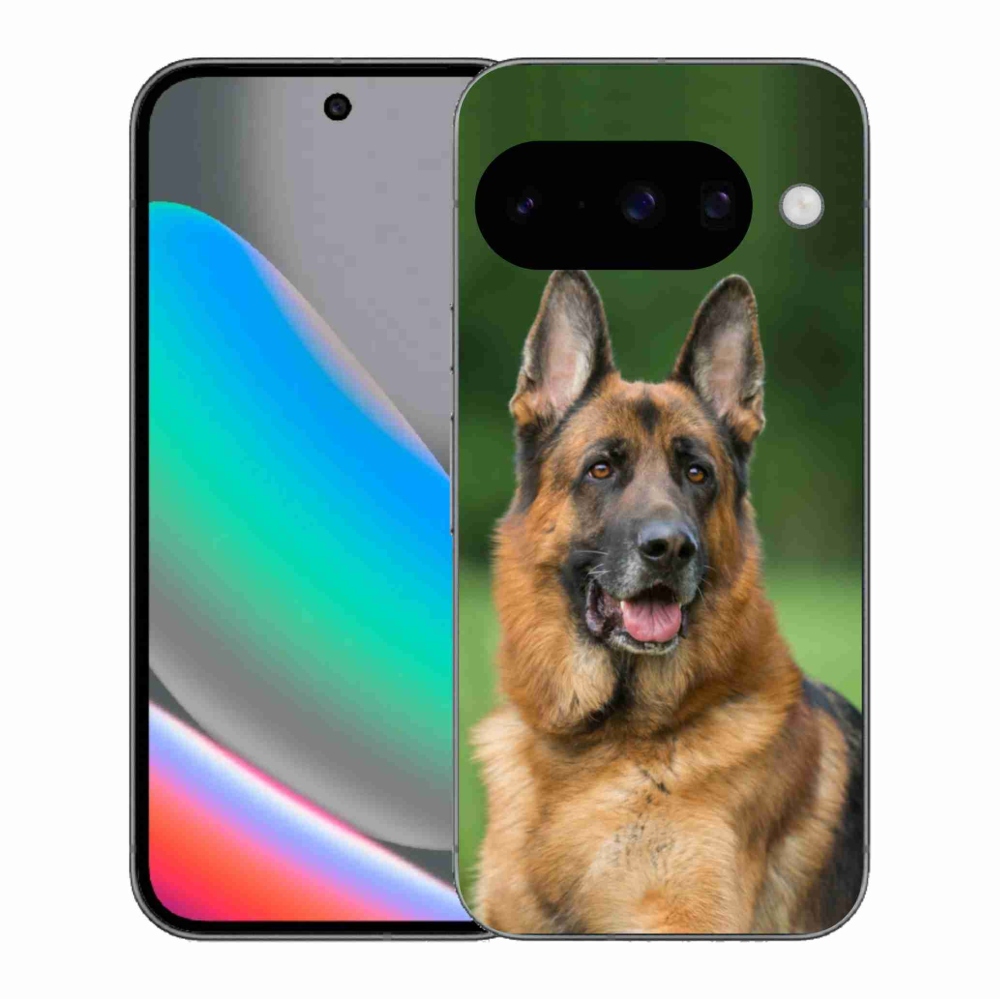 Gelový kryt mmCase na Google Pixel 10 - německý ovčák
