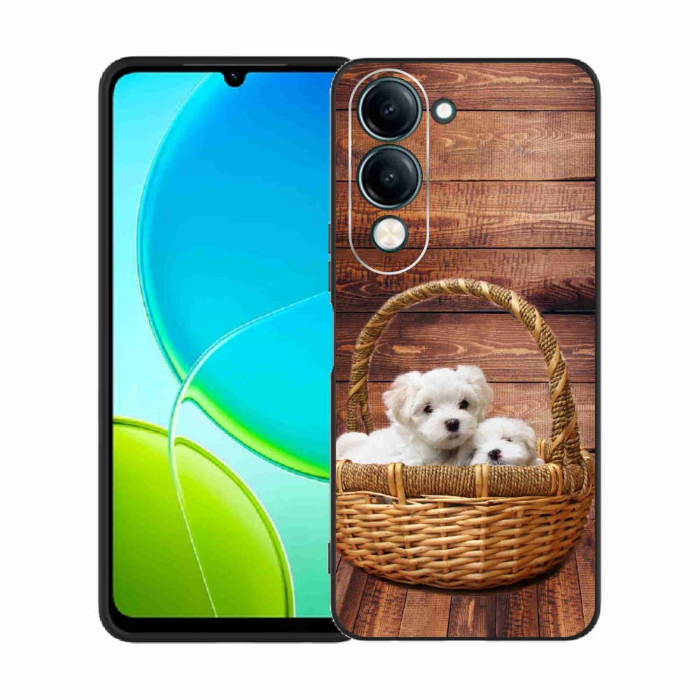 Gelový kryt mmCase na Vivo Y29s 5G - štěňátka