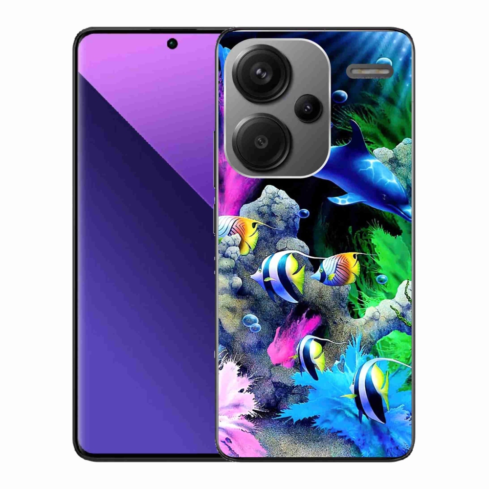 Gelový obal mmCase na Xiaomi Redmi Note 13 Pro+ 5G - mořský svět