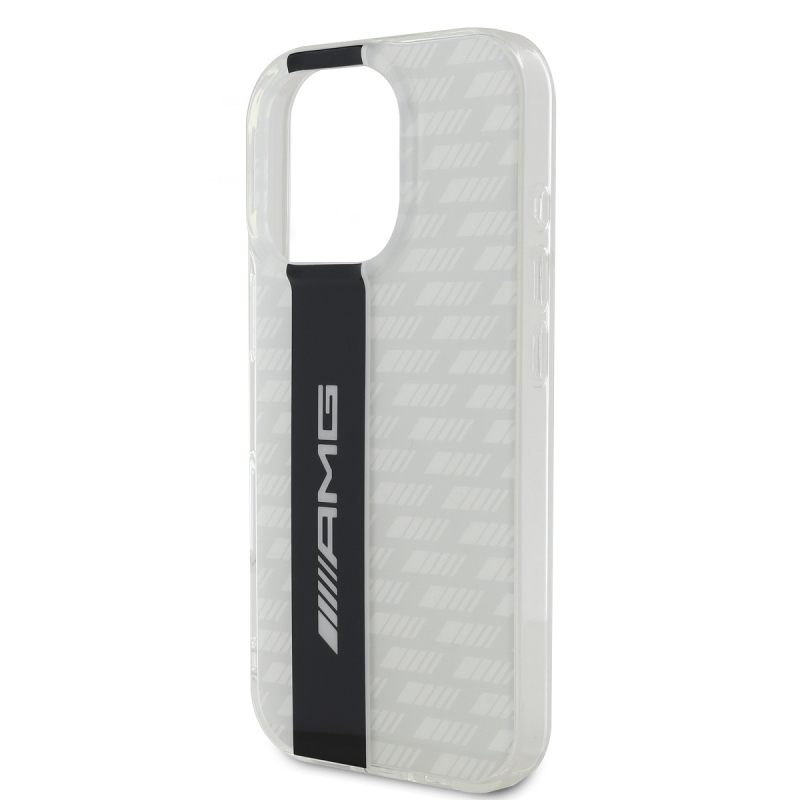 AMG Carbon Pattern Zadní Kryt pro iPhone 16 Pro White