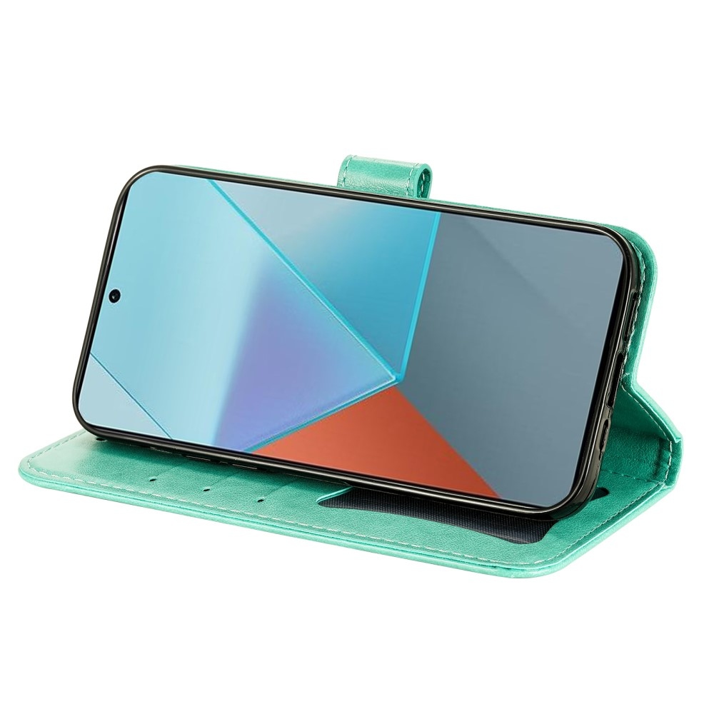 Mandala knížkové pouzdro na Xiaomi Redmi Note 13 Pro 5G/Poco X6 5G - modrozelené