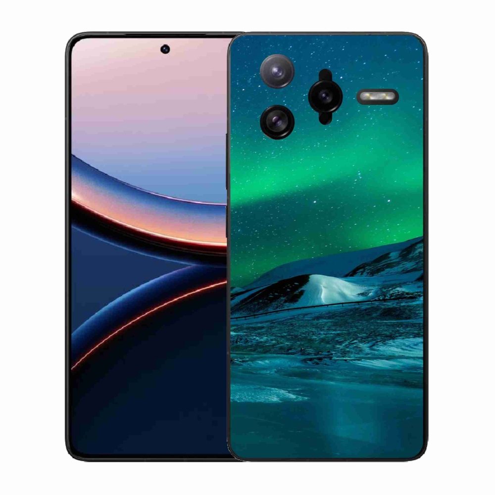 Gelový kryt mmCase na Xiaomi Poco F7 Ultra - polární záře
