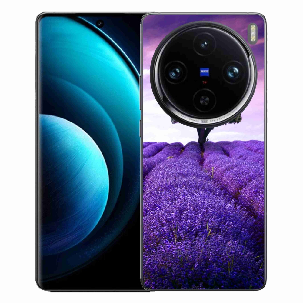 Gelový kryt mmCase na Vivo X100 Pro 5G - levandulová louka