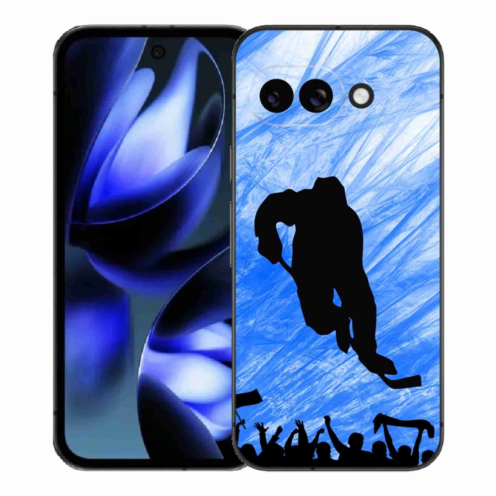 Gelový kryt mmCase na Google Pixel 9a - hokejový hráč