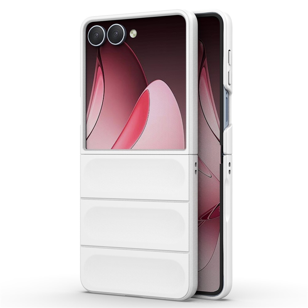 Rugg odolný gelový obal na Samsung Galaxy Z Flip7 5G - bílý