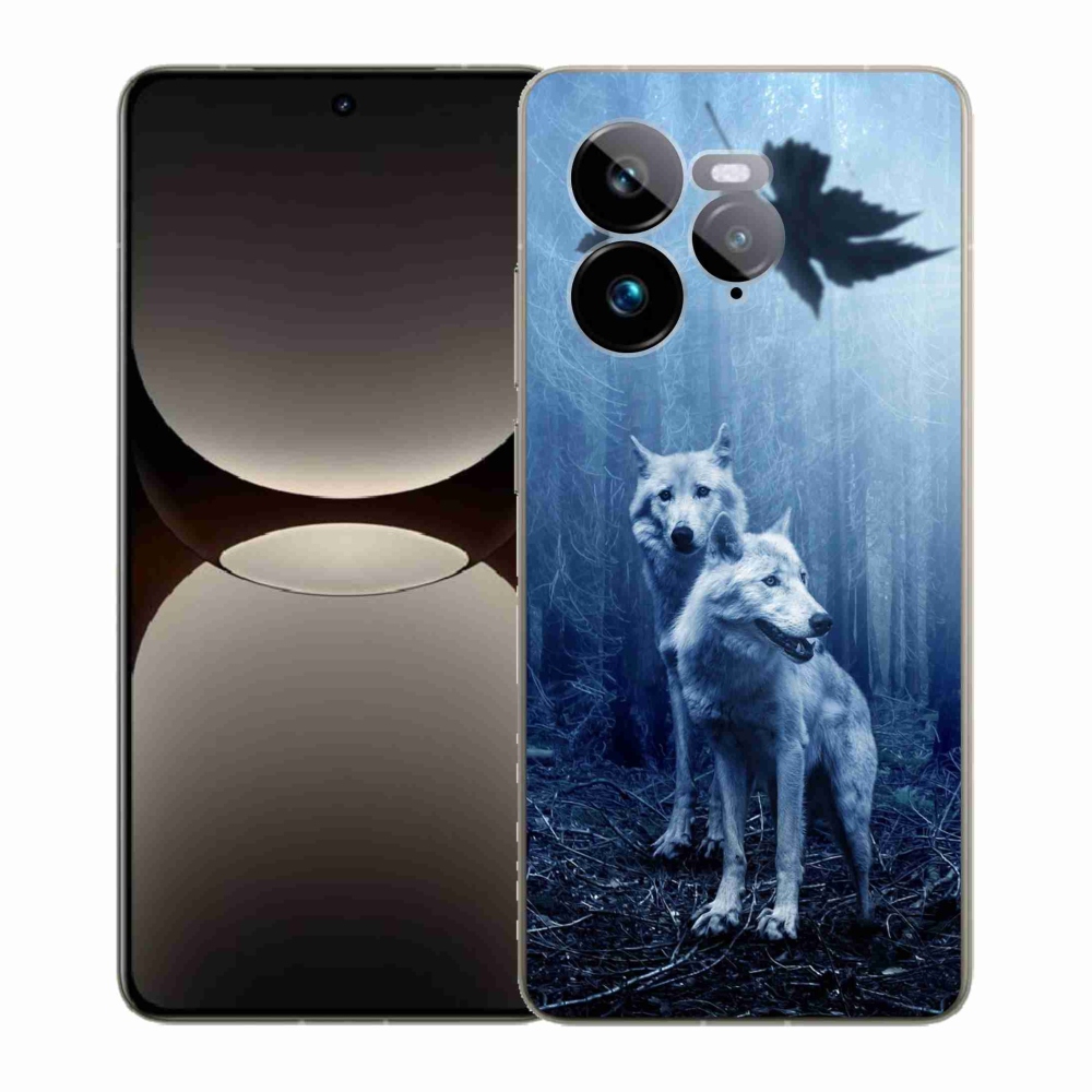 Gelový kryt mmCase na Realme GT 7 Pro 5G - vlci v lese