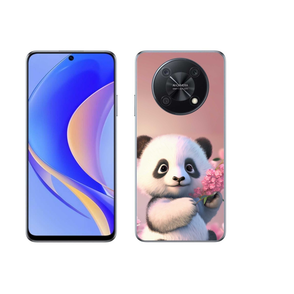 Gelový kryt mmCase na Huawei Nova Y90 - roztomilá panda