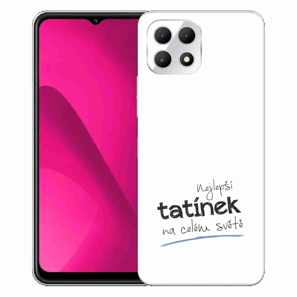 Gelový kryt mmCase na T-Mobile T Phone 2 - nejlepší tatínek 4 bílé pozadí