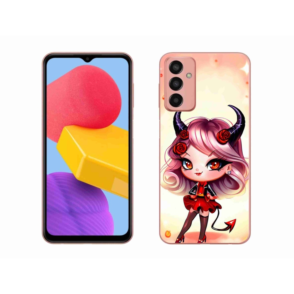 Gelový kryt mmCase na Samsung Galaxy M13 - kreslená čertice