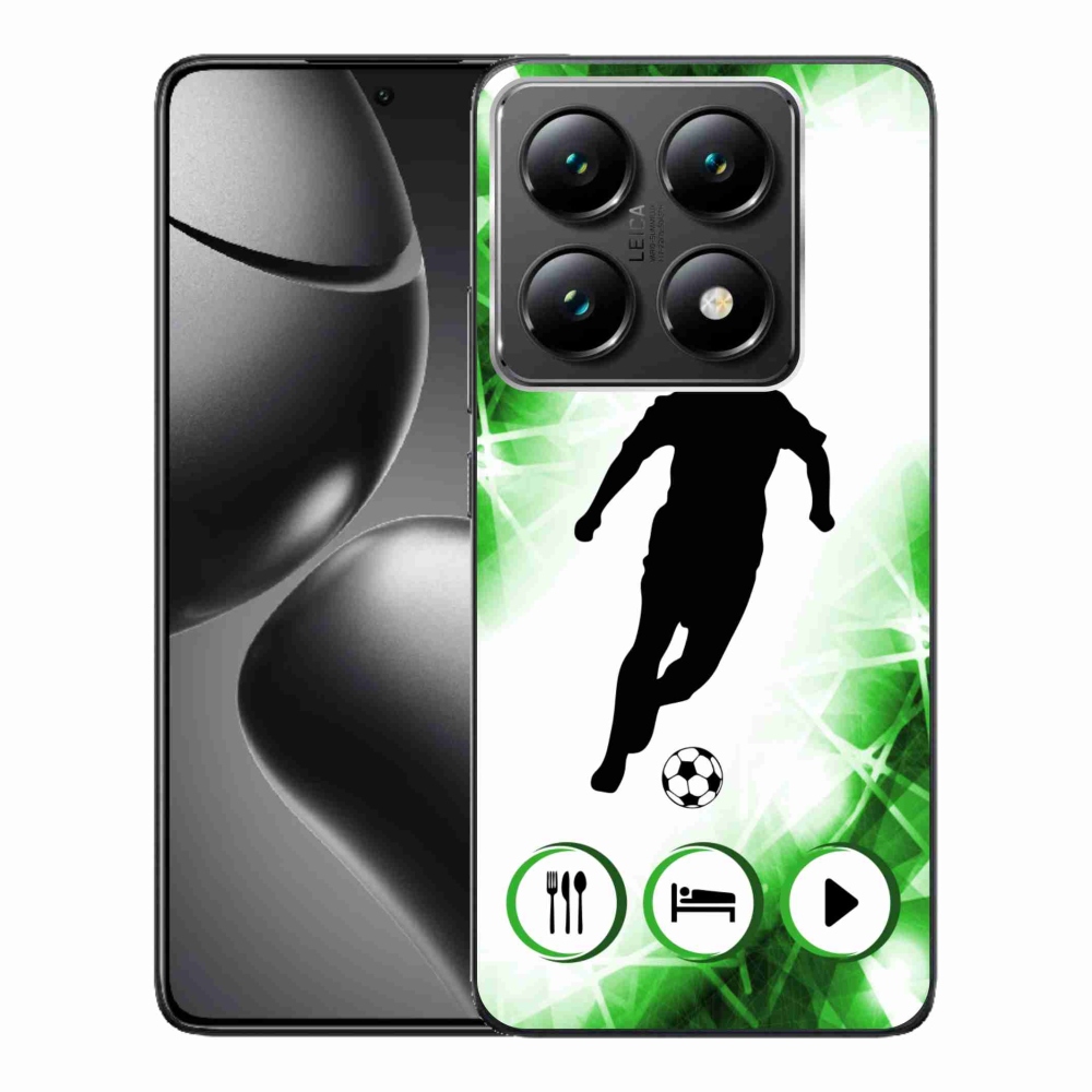 Gelový kryt mmCase na Xiaomi 14T Pro - fotbalista