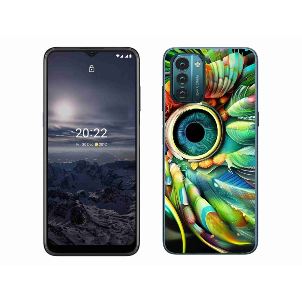 Gelový kryt mmCase na Nokia G11/G21 - abstraktní motiv 18