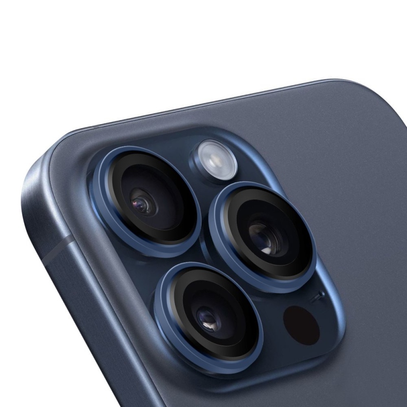 OBAL:ME Ochrana Čoček pro Apple iPhone 15 Pro/15 Pro Max Blue Titanium