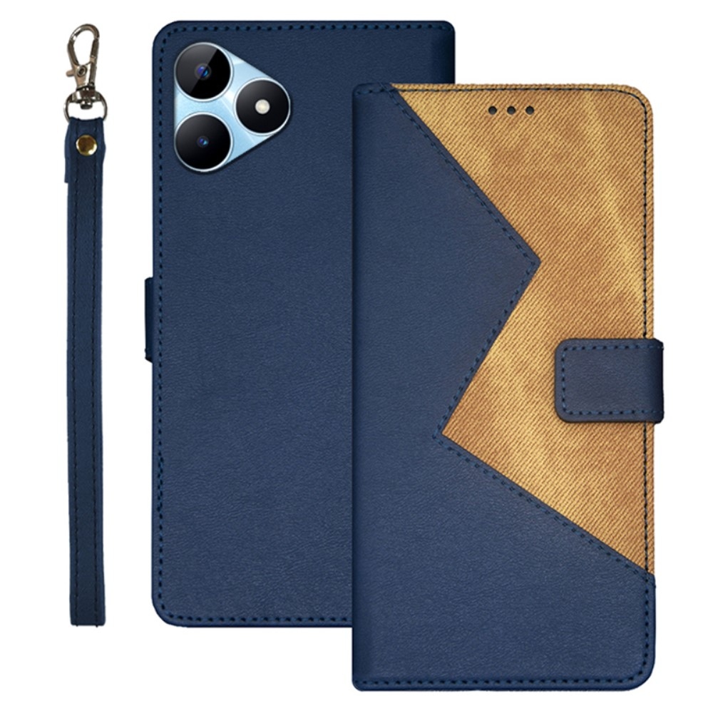IDEWEI knížkové pouzdro na Realme Note 50 - modré