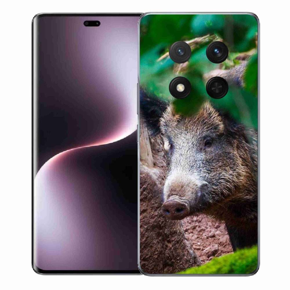Gelový kryt mmCase na Honor Magic 7 Lite 5G - divoké prase