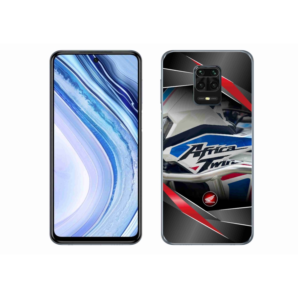 Gelový kryt mmCase na Xiaomi Redmi Note 9 Pro - motorka honda