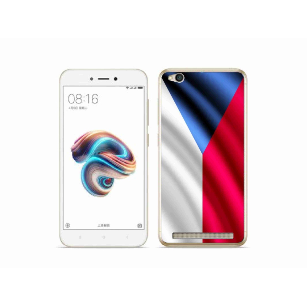 Gelový kryt mmCase na mobil Xiaomi Redmi 5A - česká vlajka
