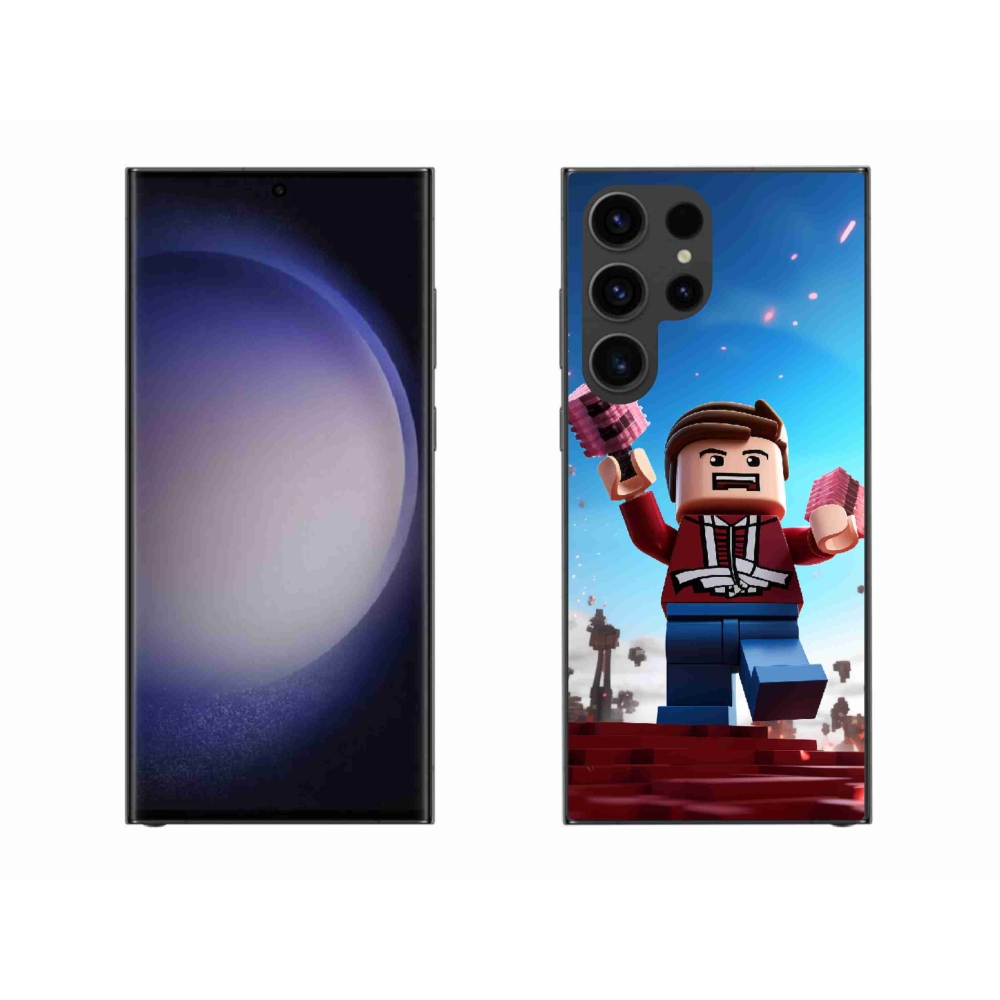 Gelový kryt mmCase na Samsung Galaxy S23 Ultra 5G - roblox 2