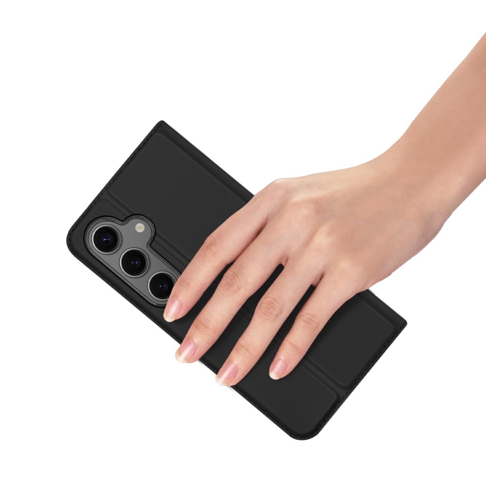 DUX knížkové pouzdro na Samsung Galaxy S24 FE - černé