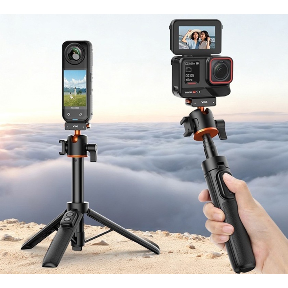 VRIG selfie tyč se stativem a Bluetooth dálkovým ovladačem pro Insta360 X5 a Ace Pro 2