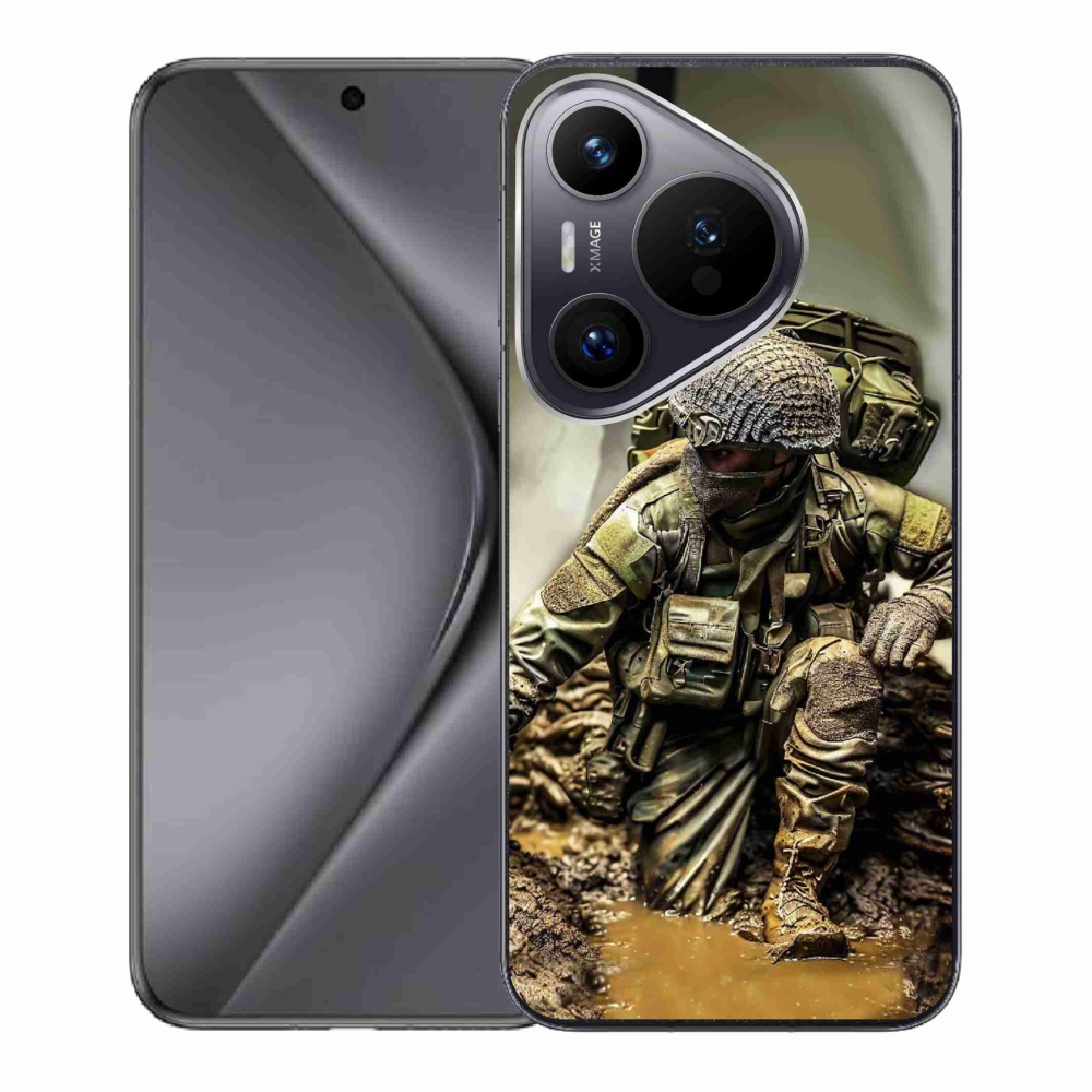 Gelový kryt mmCase na Huawei Pura 70 - voják