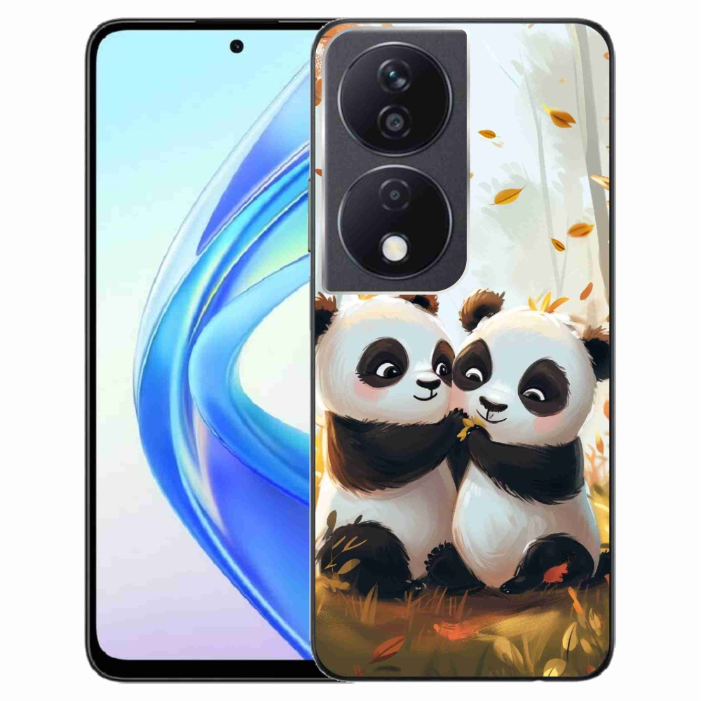 Gelový kryt mmCase na Honor X7b/Honor 90 Smart - pandy