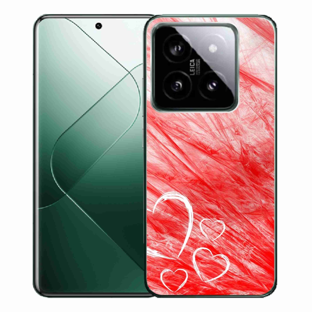 Gelový kryt mmCase na Xiaomi 14 Pro - heart