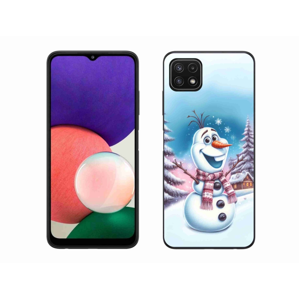 Gelový kryt mmCase na Samsung Galaxy A22 5G - ledové království